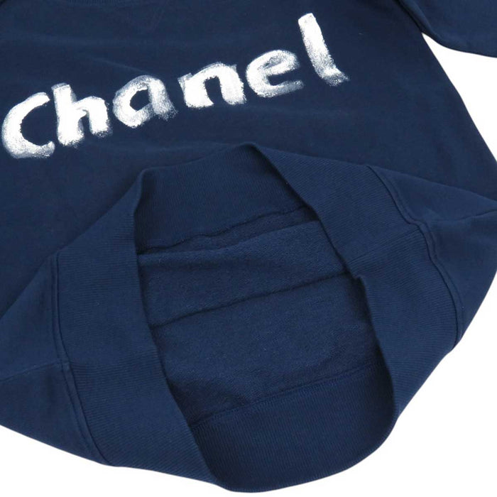CHANEL 
COCO CC logo print paint cotton 
Coco mark 2013 Christmas limited sweatshirt