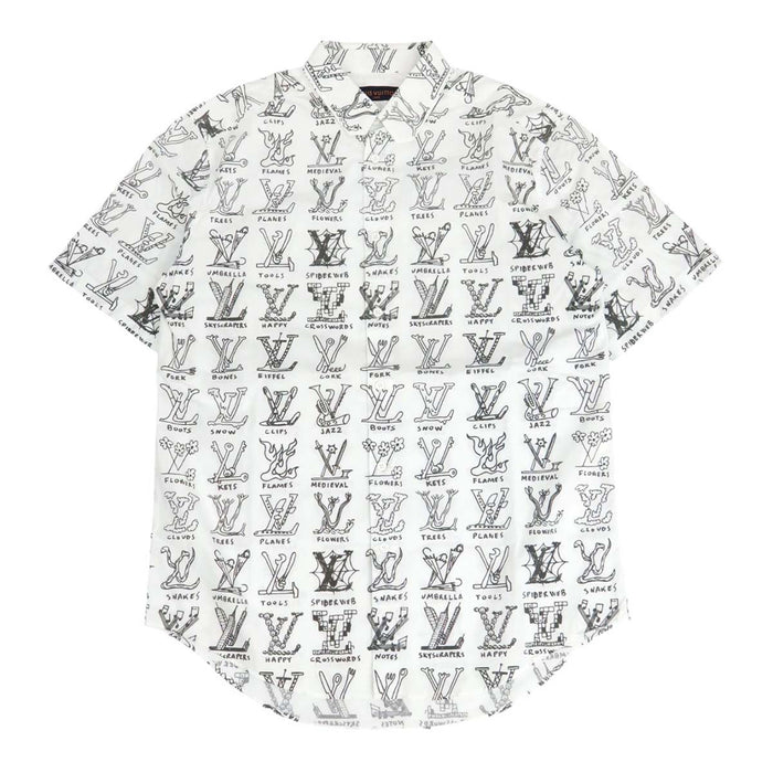 LOUIS VUITTON
Monogram Cotton
LV Logo Plaid Short Sleeve Shirt
