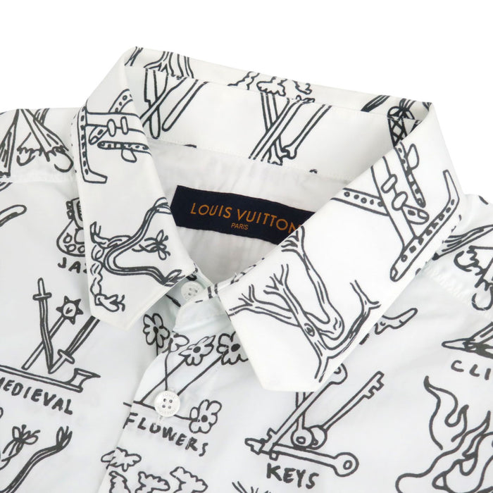LOUIS VUITTON
Monogram Cotton
LV Logo Plaid Short Sleeve Shirt