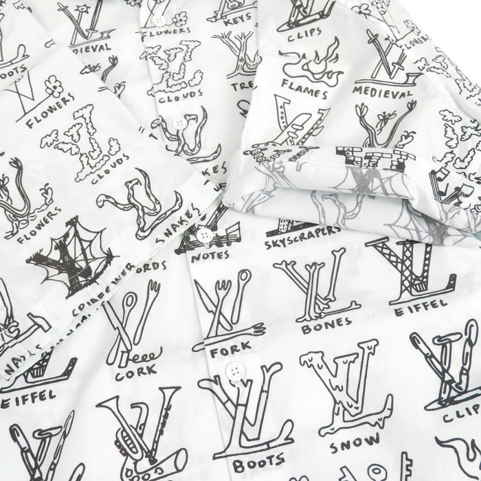LOUIS VUITTON
Monogram Cotton
LV Logo Plaid Short Sleeve Shirt