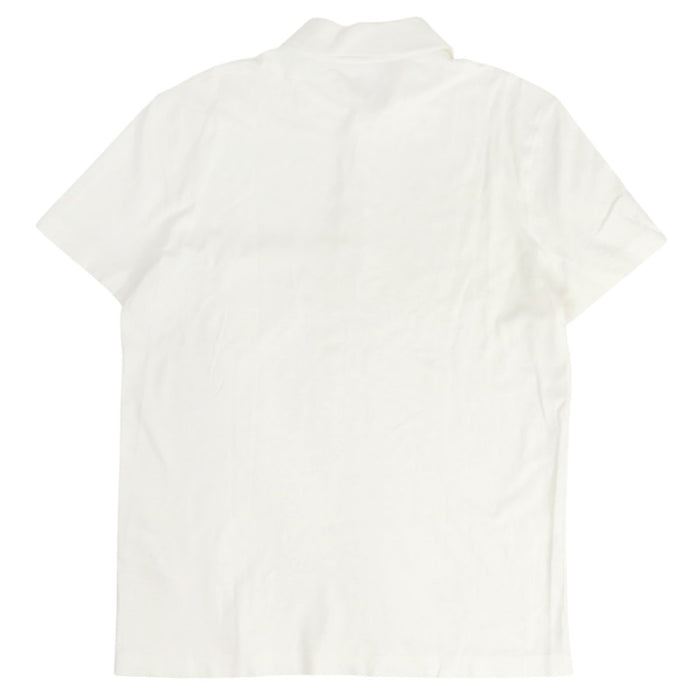 LOUIS VUITTON 
RM111M MSJR31CMS LV Logo Cotton 
Damier Azur Polo Shirt