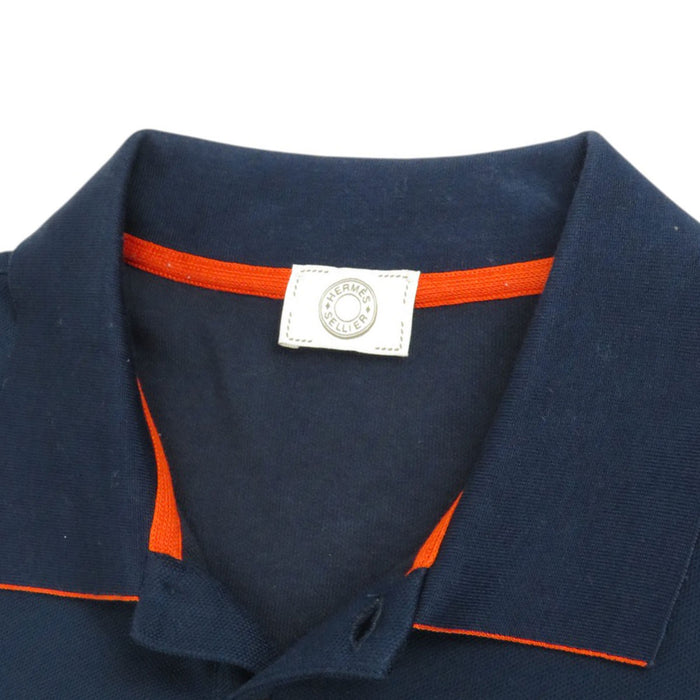 HERMES
Bicolor Short Sleeve
Serie Button Polo Shirt