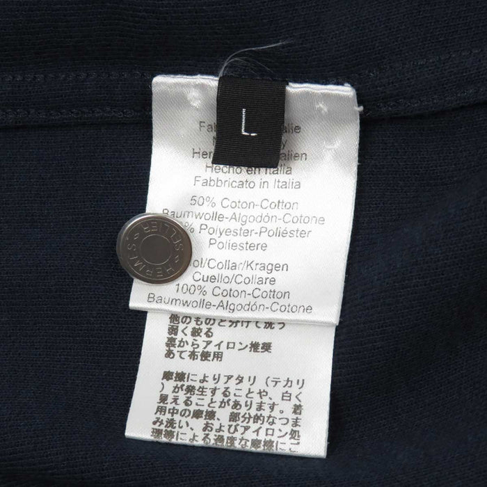 HERMES
Bicolor Short Sleeve
Serie Button Polo Shirt