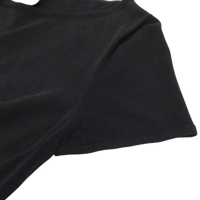 CHANEL
Logo CC COCO Silk Cotton
Coco Mark Rib Switching Short Sleeve Knit