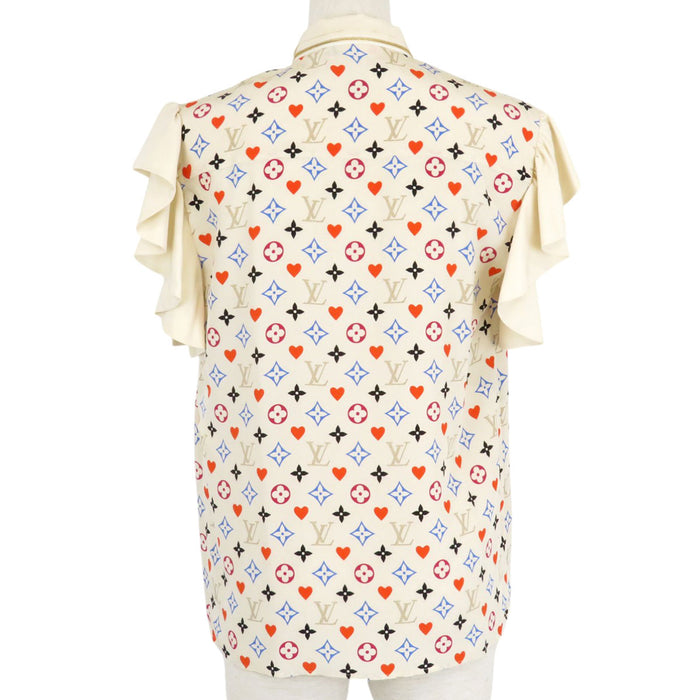 LOUIS VUITTON
LV Monogram All-over Pattern Silk Ribbon Tie
Game On Frill Bow Tie Blouse