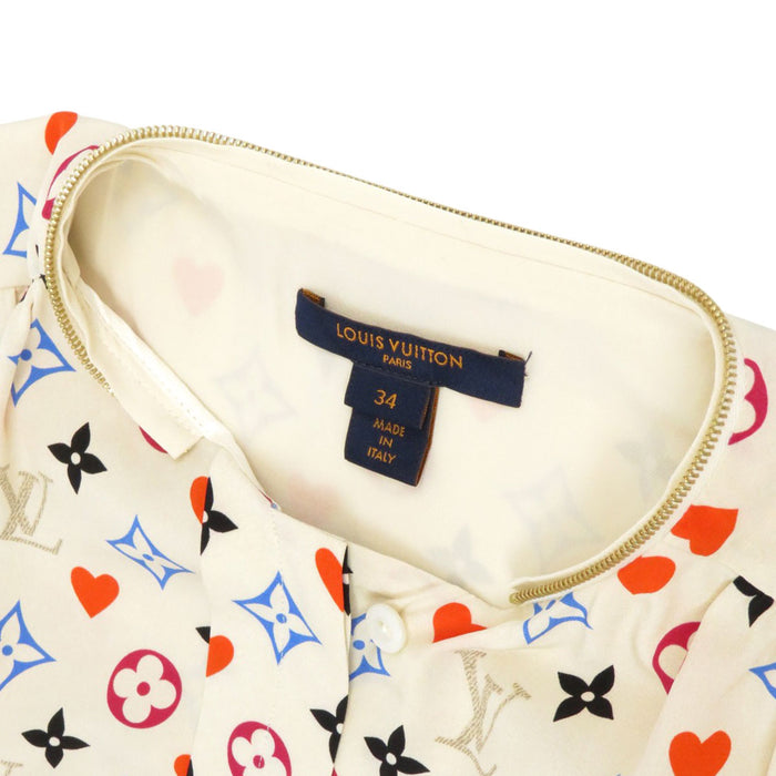LOUIS VUITTON
LV Monogram All-over Pattern Silk Ribbon Tie
Game On Frill Bow Tie Blouse