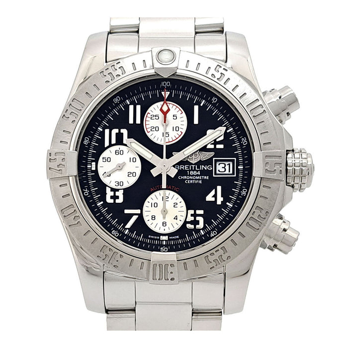 BREITLING 
Avenger II Chronograph 
With box and warranty card Avenger 2
