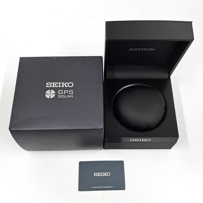 SEIKO
Astron Nexter GPS Solar Dual Time Chronograph
With box and warranty card