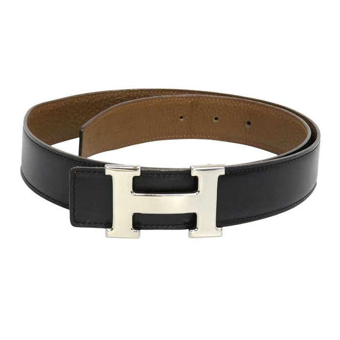 HERMES
□M Engraving Logo Silver Color Metal
H Buckle Reversible Belt 32MM