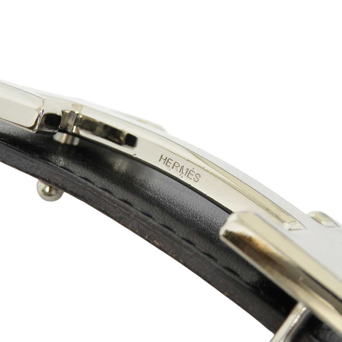 HERMES
□M Engraving Logo Silver Color Metal
H Buckle Reversible Belt 32MM