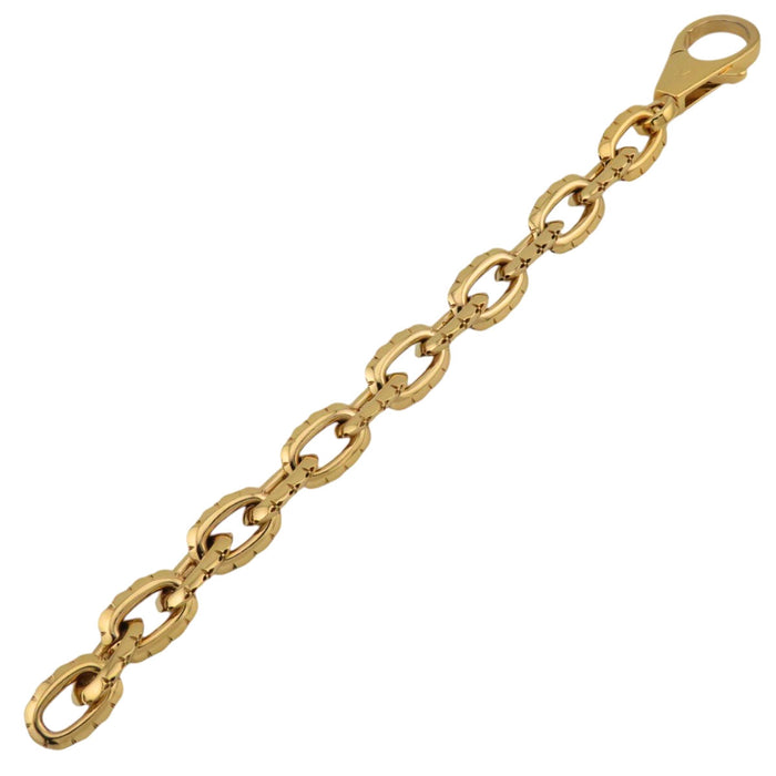 LOUIS VUITTON
Logo Monogram Flower Gold Color Metal
LV Crown Chain Bracelet