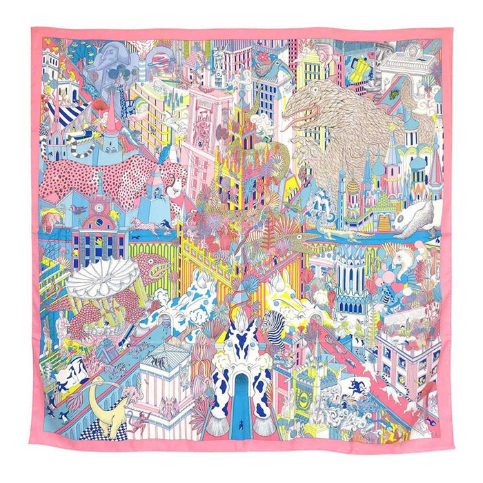 HERMES 
Carré 140 Seta Animali 
Carré Jean Animapolis Animapolis