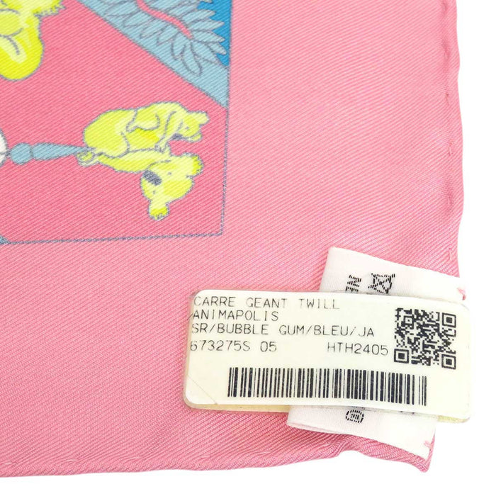 HERMES 
Carré 140 Seta Animali 
Carré Jean Animapolis Animapolis