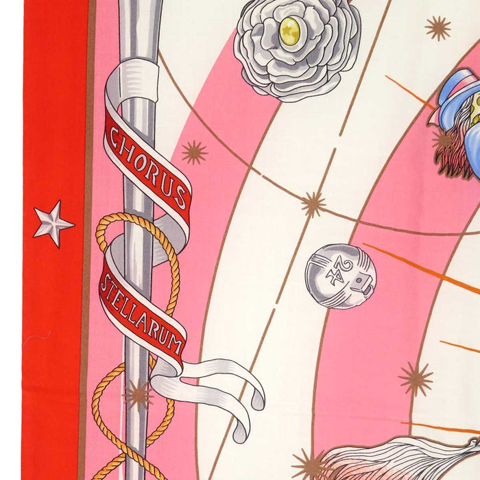 HERMES
Carré 140 Cashmere Silk Equestrian Trumpet
Carré Jean CHORUS STELLARUM Chorus Stellarum