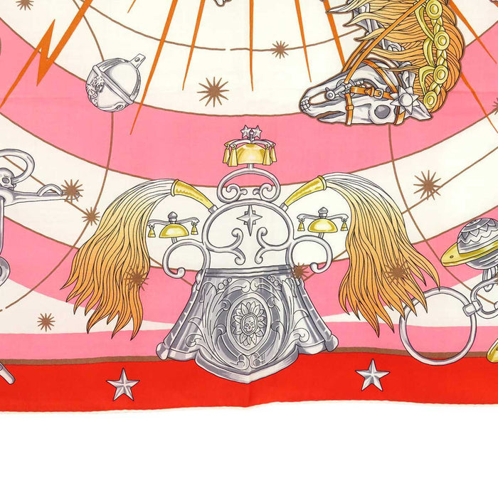 HERMES
Carré 140 Cashmere Silk Equestrian Trumpet
Carré Jean CHORUS STELLARUM Chorus Stellarum