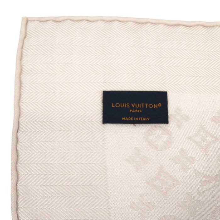 LOUIS VUITTON 
LV シルク ウール 大判 
ショール エバーモア 
モノグラム