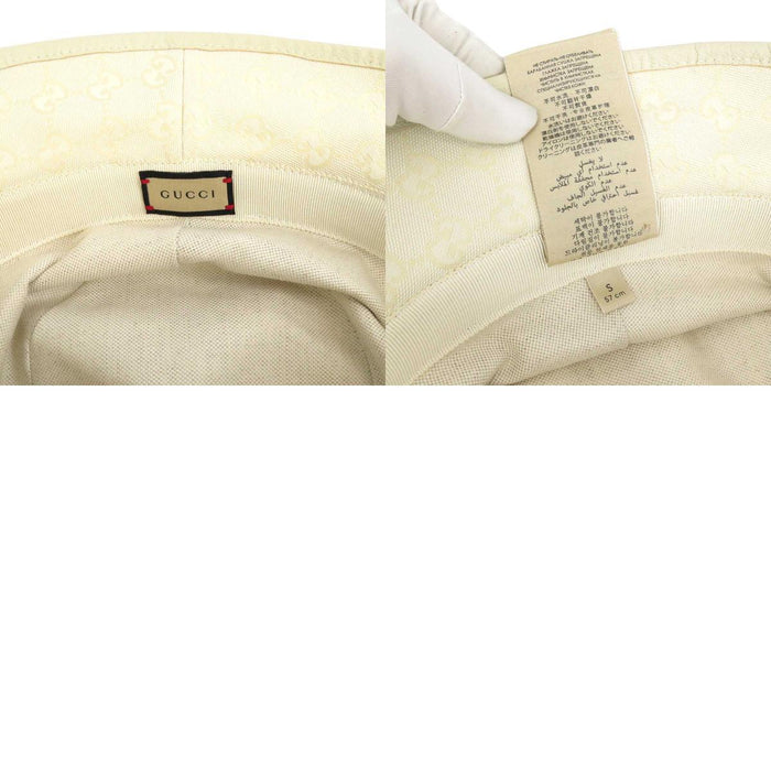 GUCCI
Double G Logo All-over Pattern Leather Trim
GG Canvas Bucket Hat