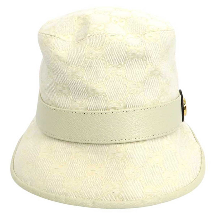 GUCCI
Double G Logo All-over Pattern Leather Trim
GG Canvas Bucket Hat