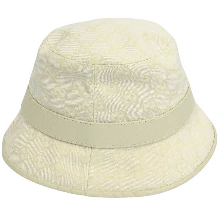 GUCCI
Double G Logo All-over Pattern Leather Trim
GG Canvas Bucket Hat