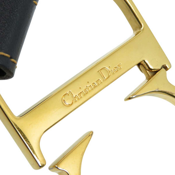 Dior 
ロゴ キャンバス レザー 
オブリーク CD バックル ベルト
