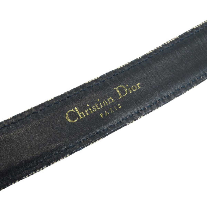 Dior 
ロゴ キャンバス レザー 
オブリーク CD バックル ベルト