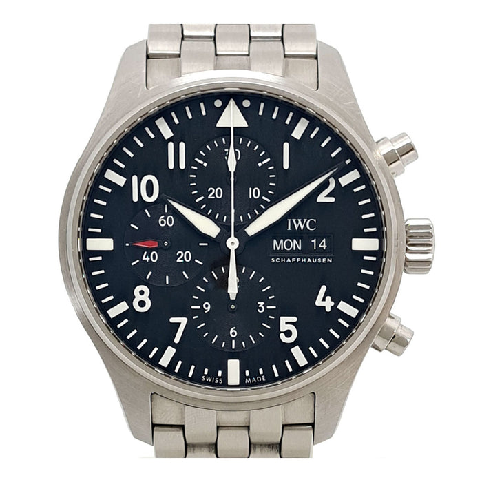 IWC
Pilot Watch Chronograph
With Box and Warranty Card