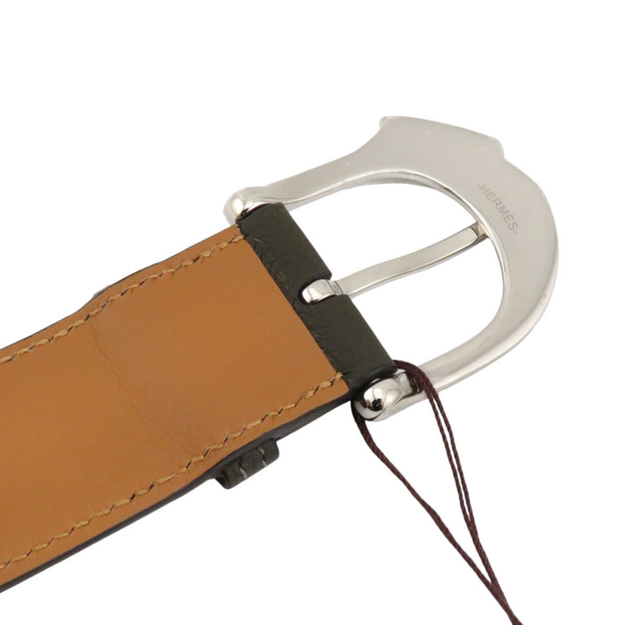 HERMES
Z Engraving 2021 Logo Silver Color Metal
Rodeo Belt