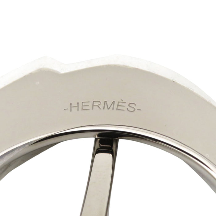 HERMES 
Z刻印 2021年 ロゴ シルバーカラーメタル 
ロデオ ベルト