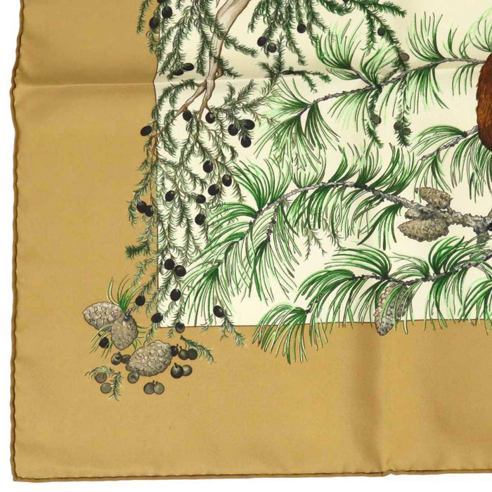 HERMES
Scarf Large Silk Squirrel Bird
Carré 90 AU COEUR DES BOIS In the Forest