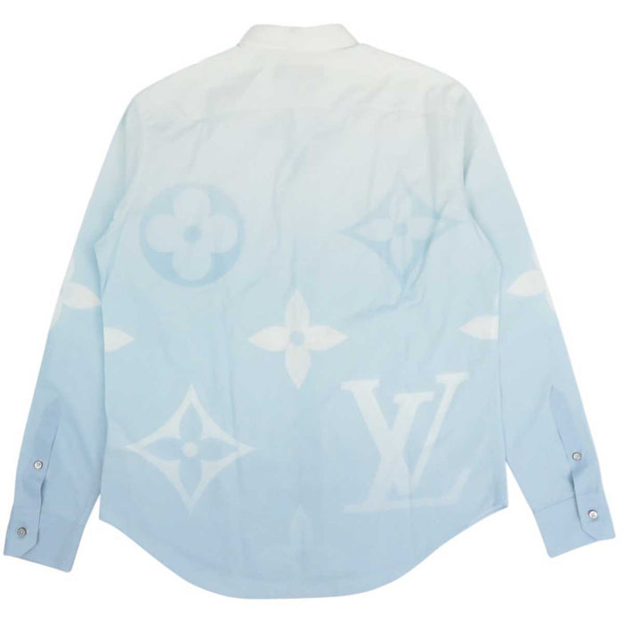 LOUIS VUITTON 
LV ロゴ ロングスリーブ RM251M9 NCM HSS32W 
モノグラムプリント コットン ポプリンシャツ 
モノグラム・マクロ