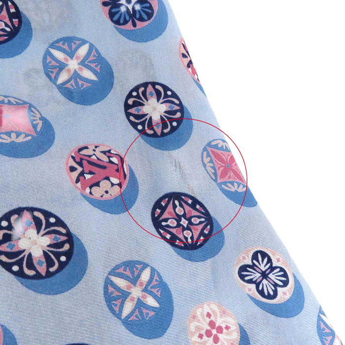 LOUIS VUITTON 
LV シルク コットン 
エトール カモノドッツ ショール