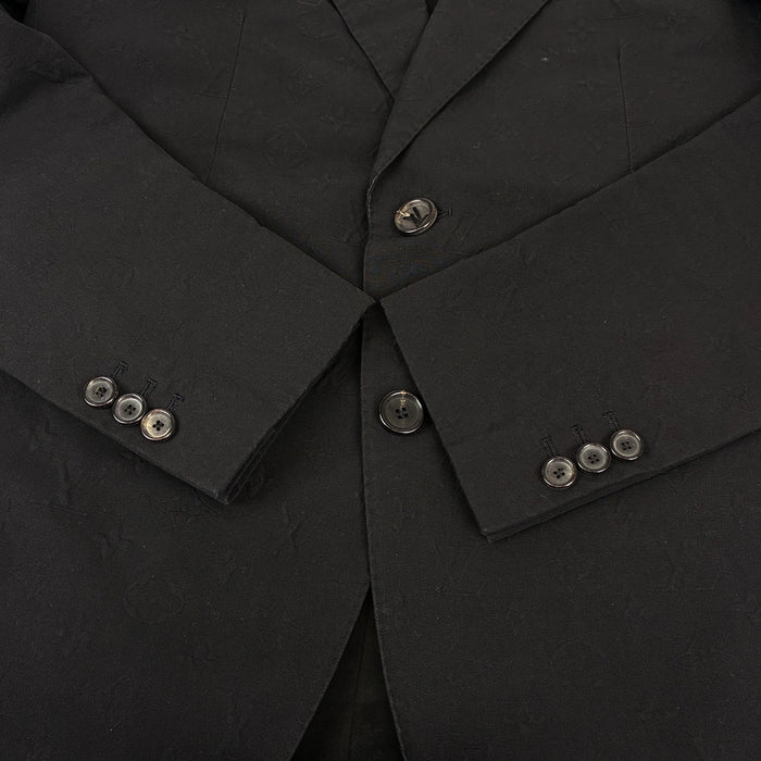 LOUIS VUITTON 
LV ロゴ 総柄 コットン RM211Q ZDC HKJ42E 
モノグラム テーラードジャケット