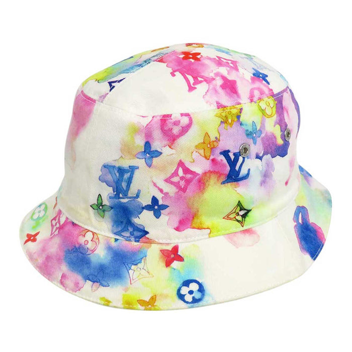 LOUIS VUITTON 
LV コットン 
モノグラムウォーター リバーシブル バケットハット
