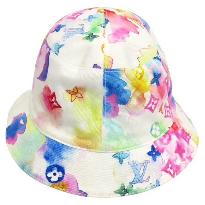 LOUIS VUITTON 
LV コットン 
モノグラムウォーター リバーシブル バケットハット