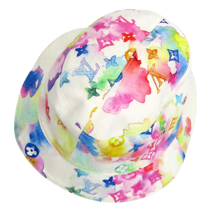 LOUIS VUITTON 
LV コットン 
モノグラムウォーター リバーシブル バケットハット