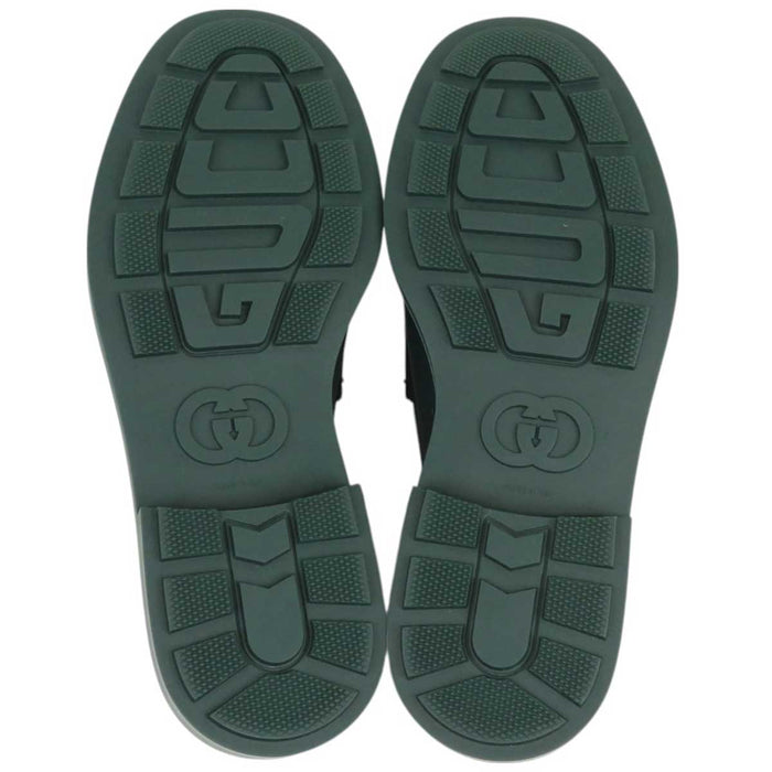 GUCCI 
Horsebit Rubber 
Lacquer Finish Loafers