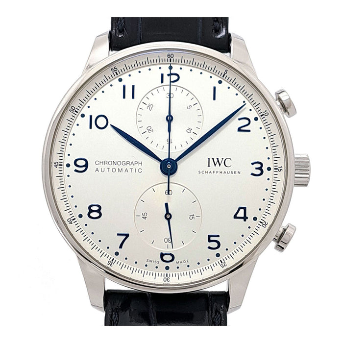 IWC 
Portuguese Chronograph 
With box and warranty card