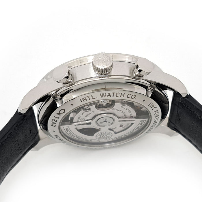 IWC 
葡萄牙計時碼錶 
附盒子與保卡