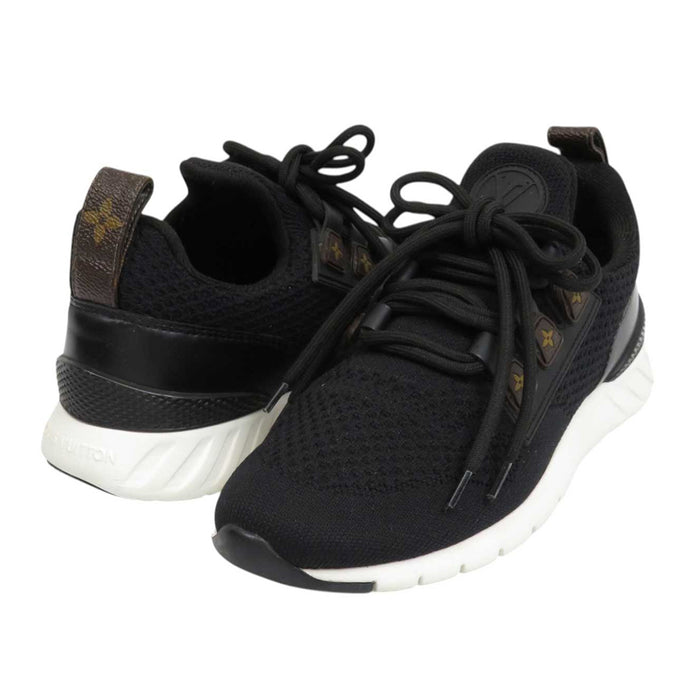 LOUIS VUITTON 
LV ロゴ モノグラム レザー ファブリック 
アフターゲームライン メッシュ スニーカー