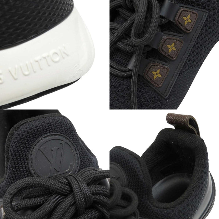 LOUIS VUITTON 
LV ロゴ モノグラム レザー ファブリック 
アフターゲームライン メッシュ スニーカー