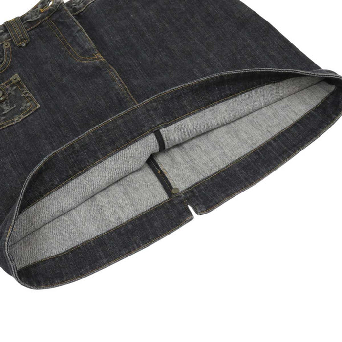 LOUIS VUITTON
LV Logo RW081WWMSK01CF7
Denim Mini Skirt
Monogram Denim