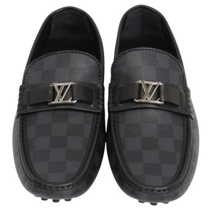 LOUIS VUITTON
LV Logo Moccasin Metal Initial
Hockenheim Loafer
Damier Graphite