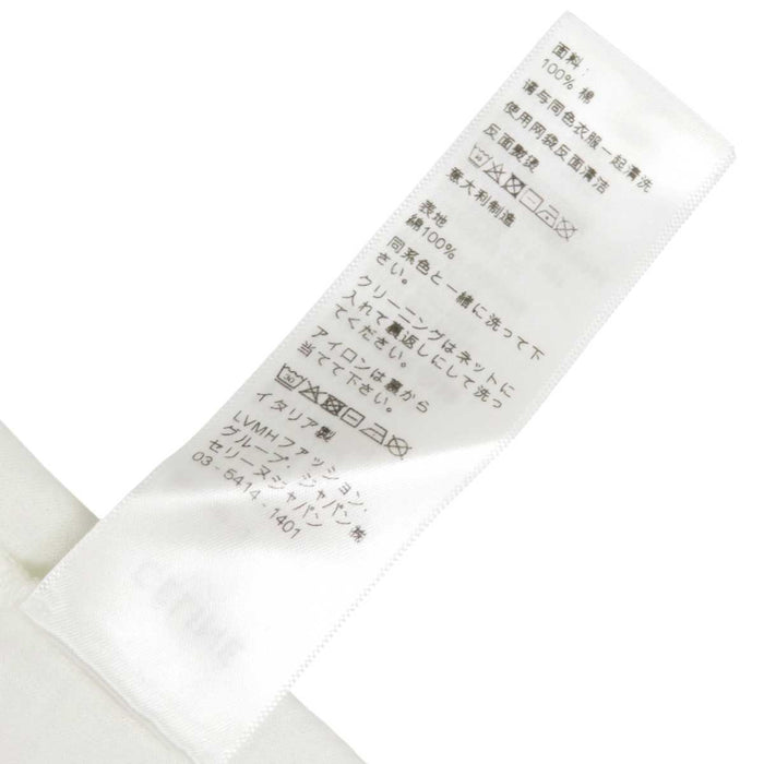 CELINE 
トップス コットン 
ロゴ プリント クロップド ショートスリーブ Tシャツ