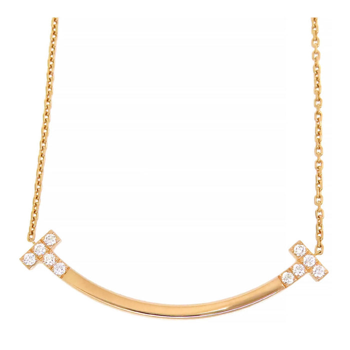 TIFFANY&Co. 
Collana T Smile media con diamante