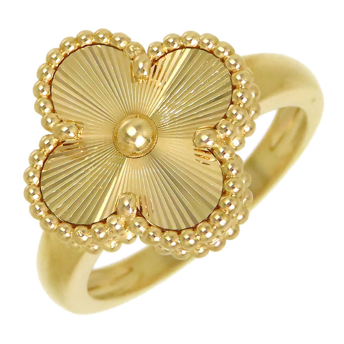 Van Cleef & Arpels 
Vintage Alhambra Guilloché Ring