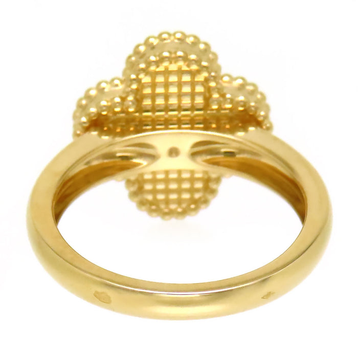 Van Cleef & Arpels 
Vintage Alhambra Guilloché Ring