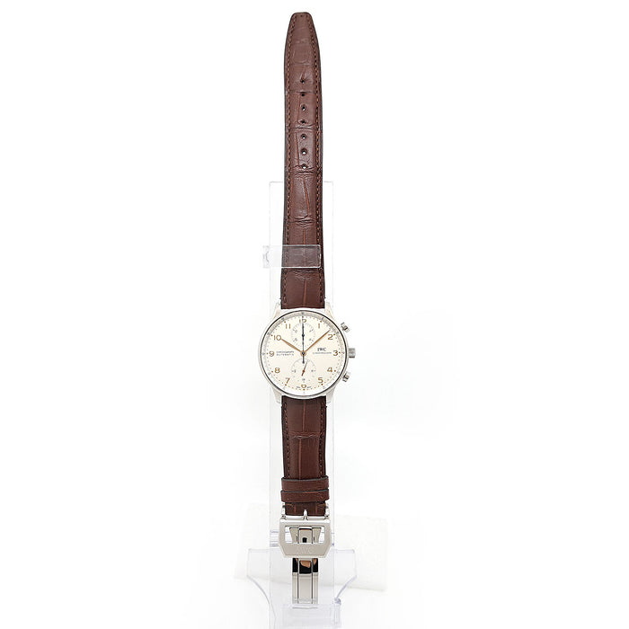 IWC 
Portuguese Chronograph 
With Warranty Card