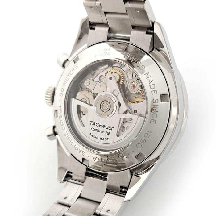 TAG HEUER
Carrera Tachymeter Chronograph
With Box and Warranty Card
