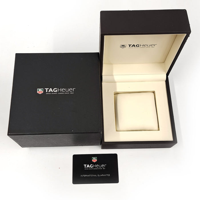 TAG HEUER
Carrera Tachymeter Chronograph
With Box and Warranty Card