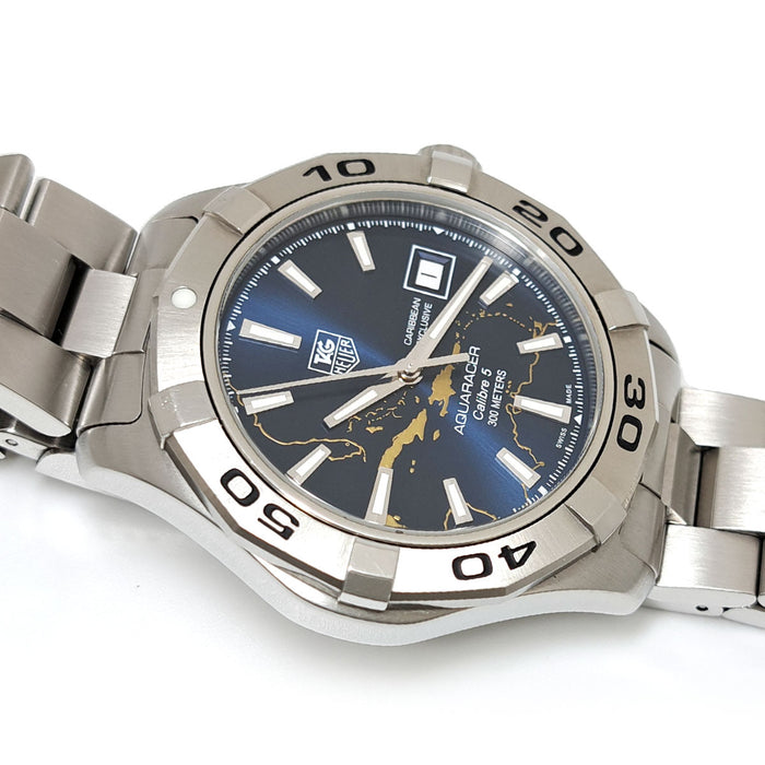 TAG HEUER 
Aquaracer 加勒比海特别版 
箱ギャラ付